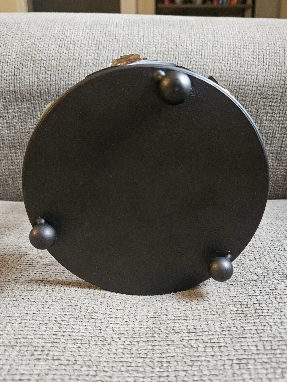 Pier 1 Wrought Iron Candle Holder With Jewel Embellishments